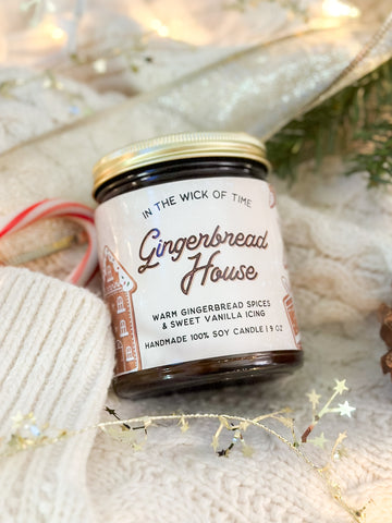 Gingerbread House Candle