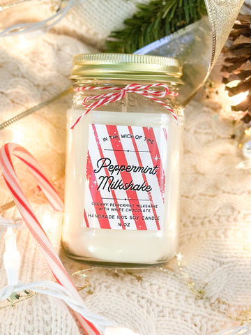 Peppermint Milkshake Candle - 16 oz