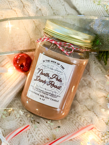 North Pole Dark Roast Candle - 16 oz