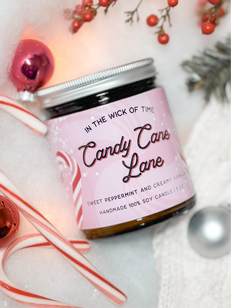 Candy Cane Lane Candle