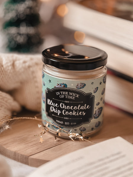 Blue Chocolate Chip Cookies Candle