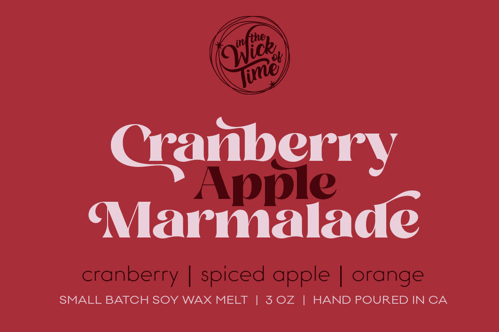 Cranberry Apple Marmalade Wax Melt