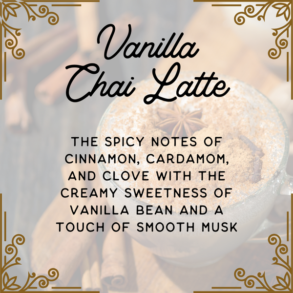 Vanilla Chai Latte Candle - 16 oz