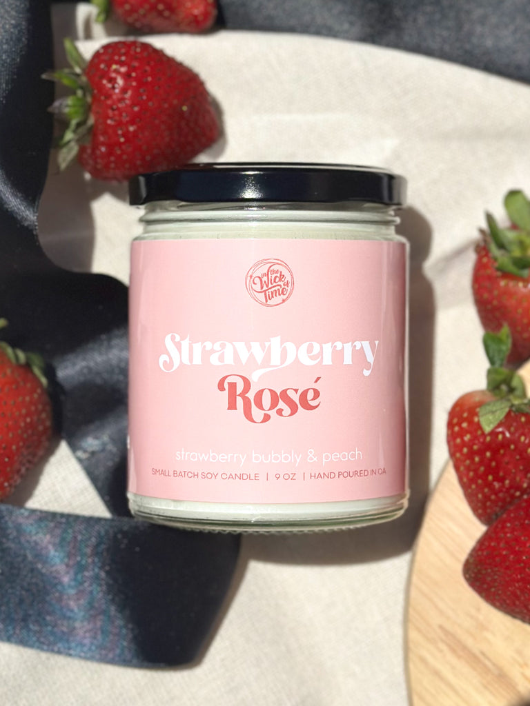 Strawberry Rosé Candle